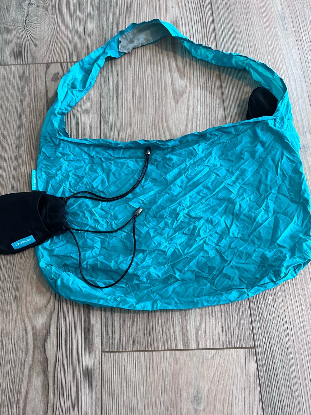 Tieks Teal Packable Shoulder Bag
